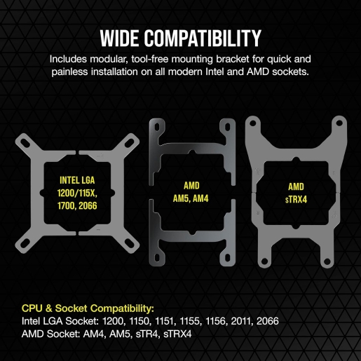 Corsair iCUE H170i Elite LCD XT Liquid CPU Cooler - IPS LCD Screen 