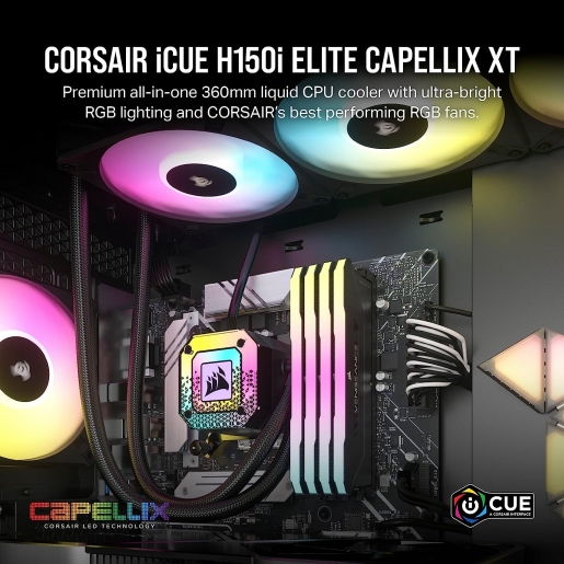 Corsair iCUE H150i Elite CAPELLIX XT