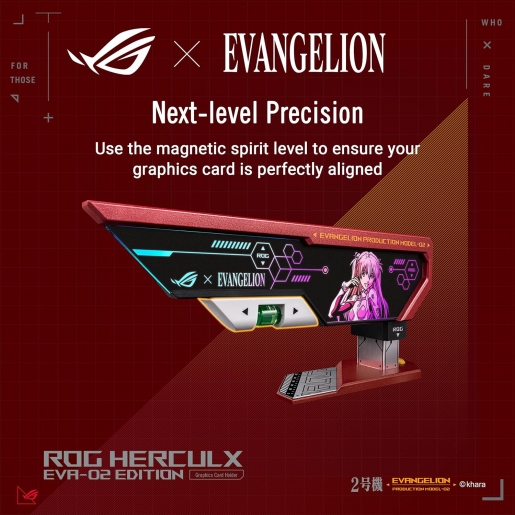 ASUS ROG Herculx EVA-02 Edition Graphics Card Holder