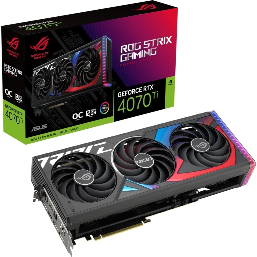 ASUS ROG Strix NVIDIA GeForce RTX 4070 Ti OC Edition 12GB