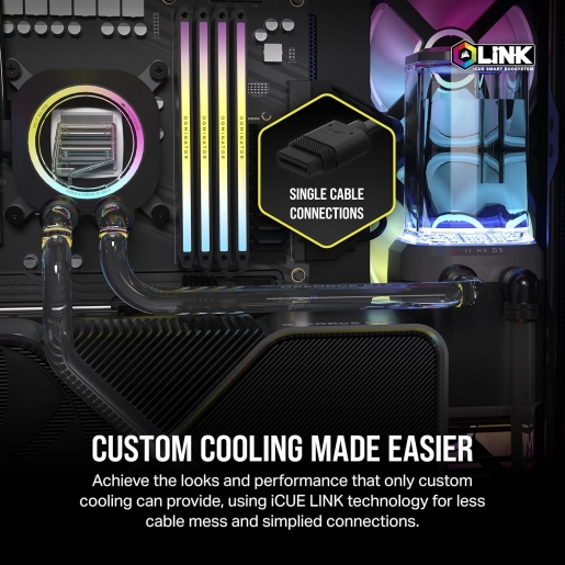 CORSAIR Hydro X Series iCUE Link XH405i Custom Cooling Kit