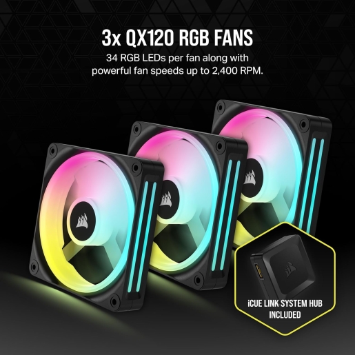 CORSAIR Hydro X Series iCUE Link XH405i Custom Cooling Kit