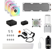 CORSAIR Hydro X Series iCUE Link XH405i Custom Cooling Kit - White