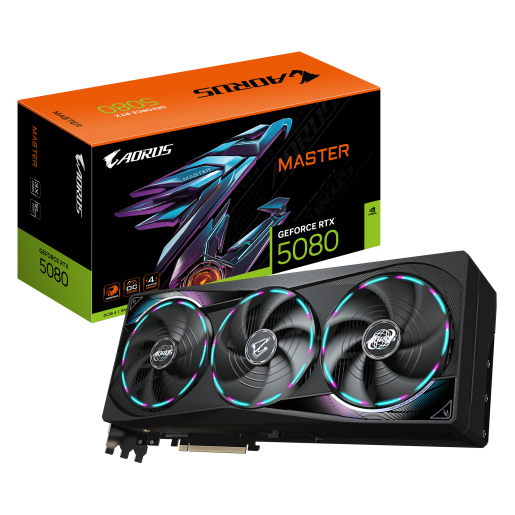 AORUS GeForce RTX 5080 MASTER 16GB GDDR7