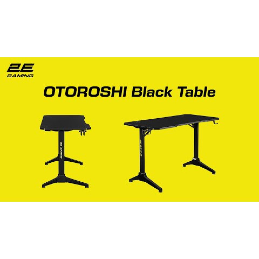 2E Gaming Desk OTOROSHI Black