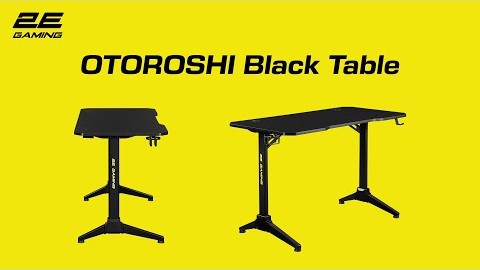 2E Gaming Desk OTOROSHI Black
