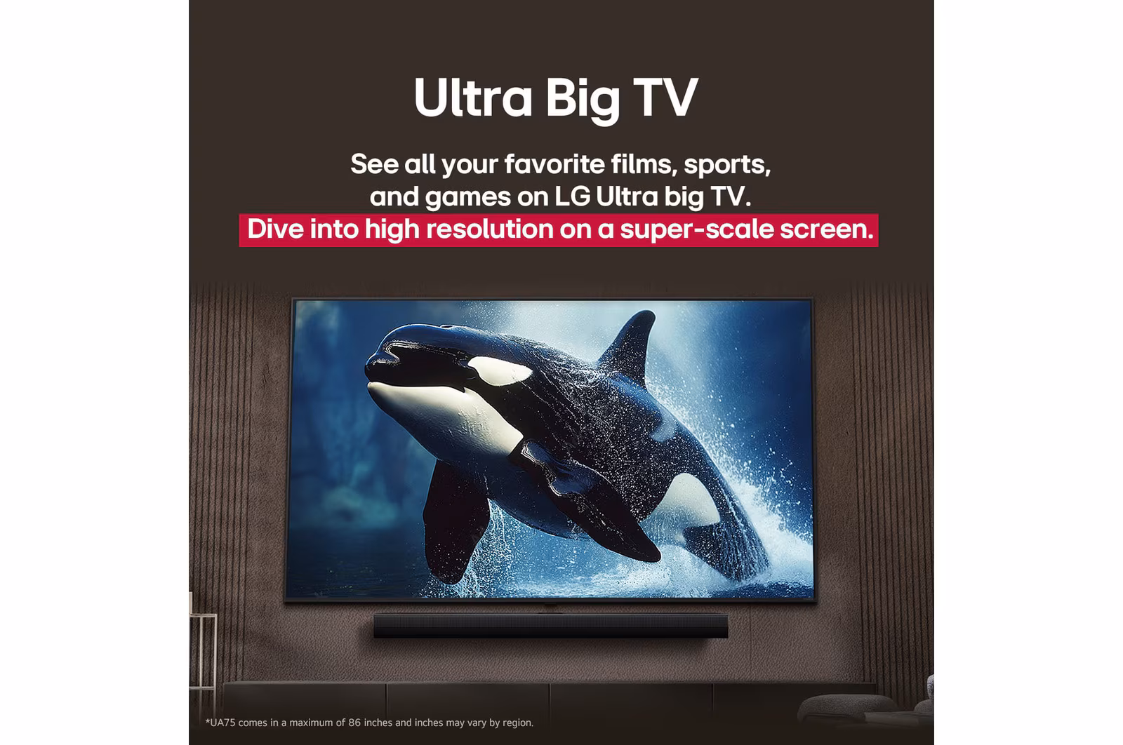 TV 43"(109cm)/ 43UA75009LA.AMCN                       
