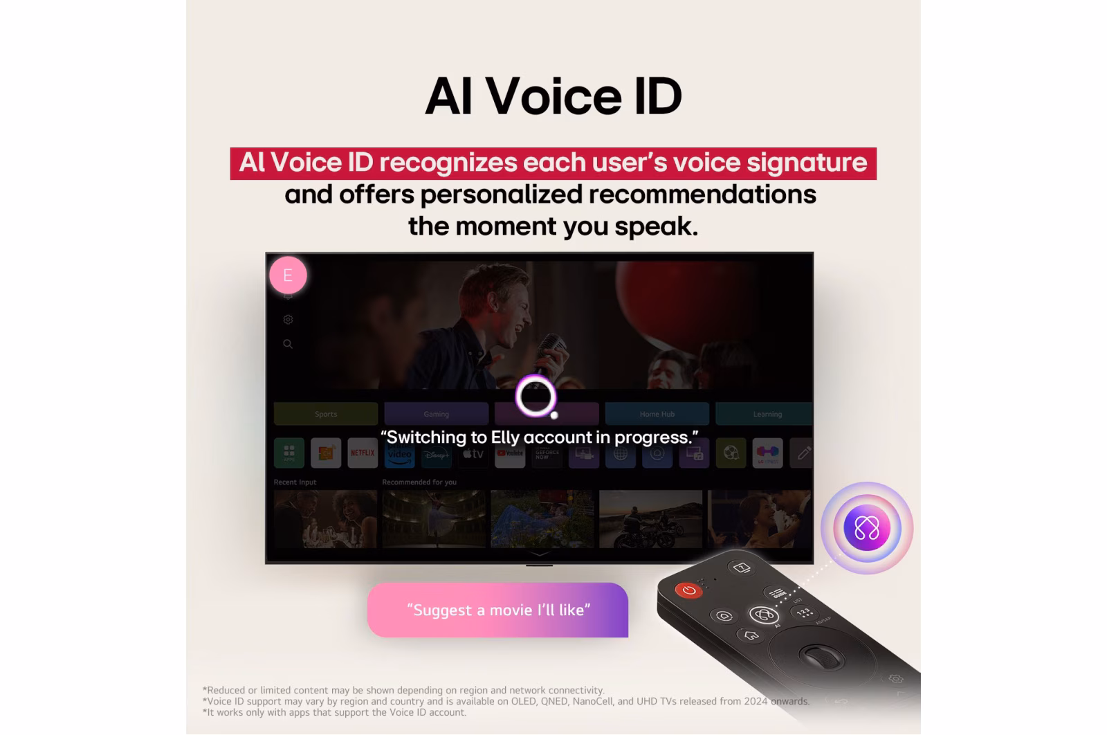 LG 65 inch LG UHD AI 4K Smart TV AI Magic Remote Ready HDR10 webOS25 65UA75009LA.AMCN 2025 65"