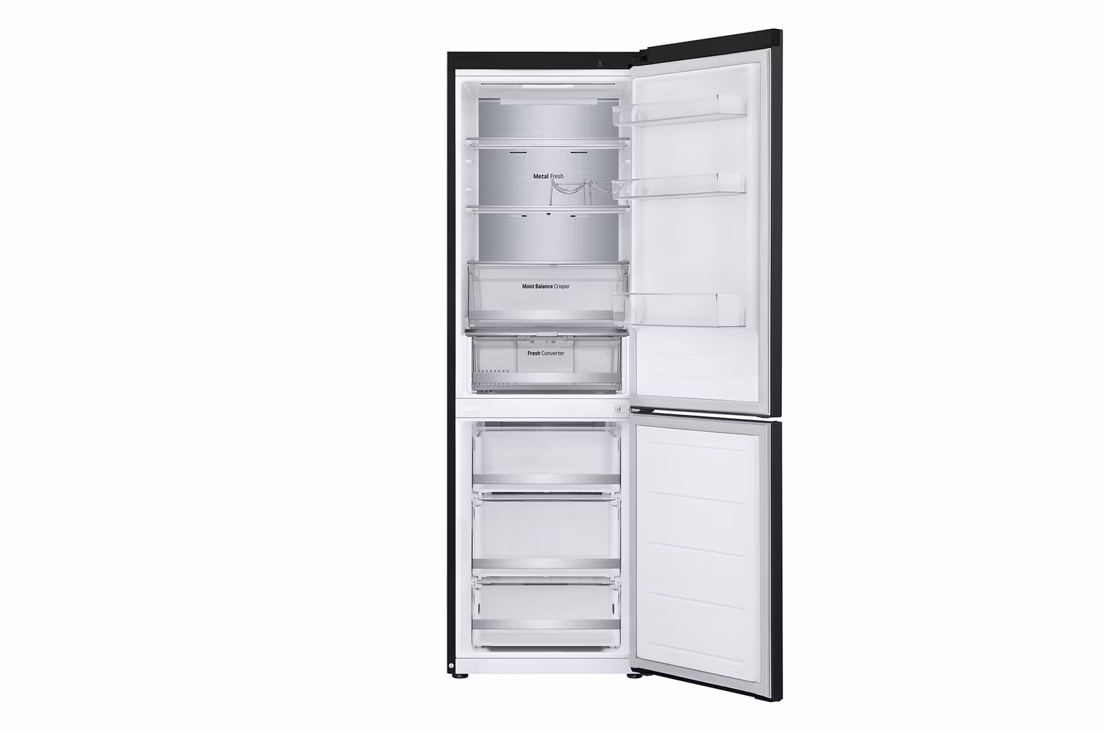 LG GR-B459FQFW.AEPQMER Black - 186x59.5x68.2 344 LT NF