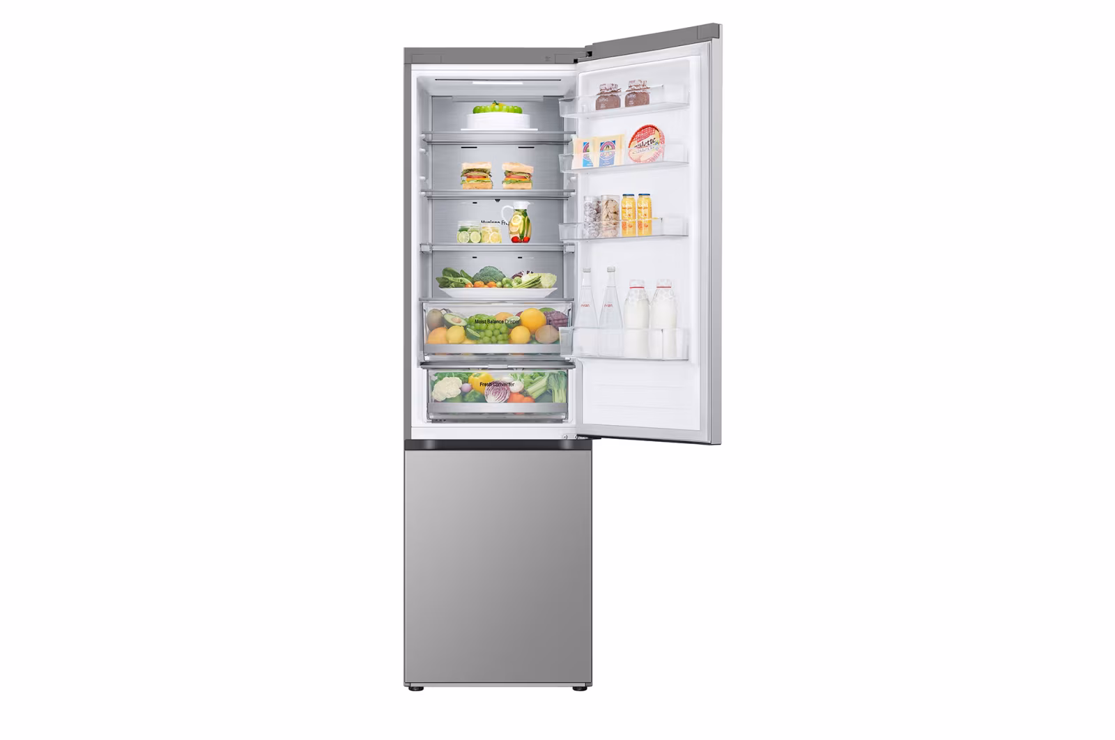 LG GR-B509FMFW.APYQMER - 203x59.5x67.6 446 LT Inverter Display Silver                                                            