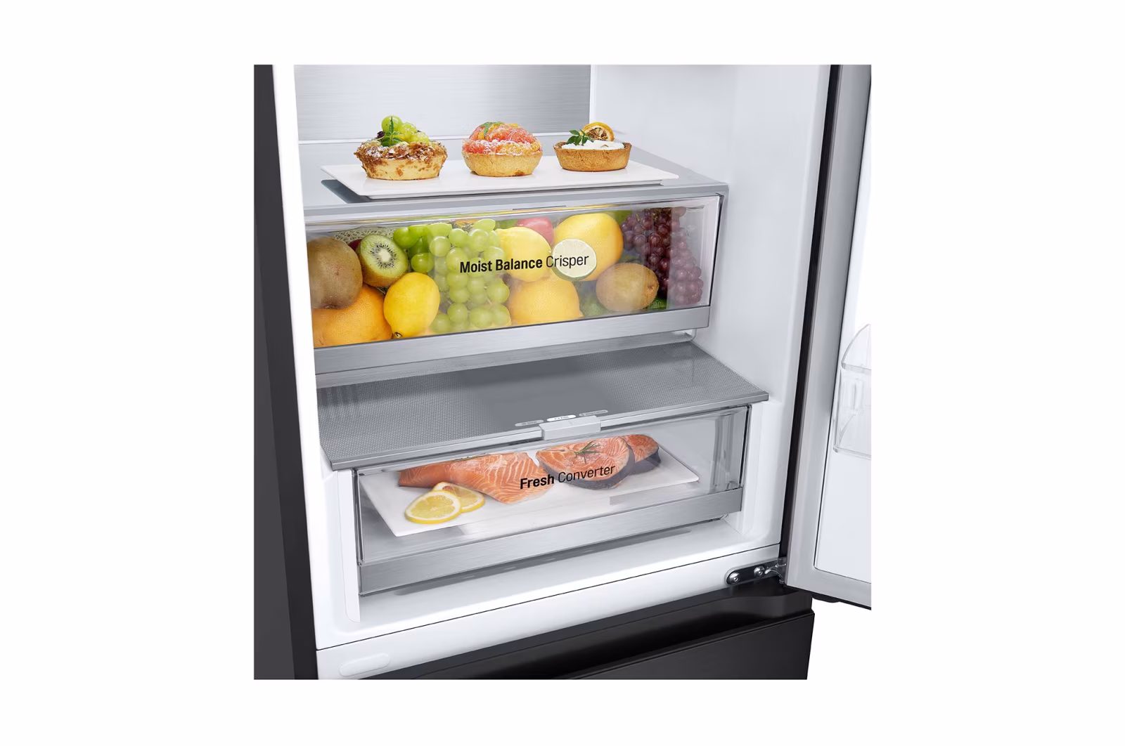 LG GR-B509FQFW.AEPQMER Black - 203 x 59.5 x 68.2 cm