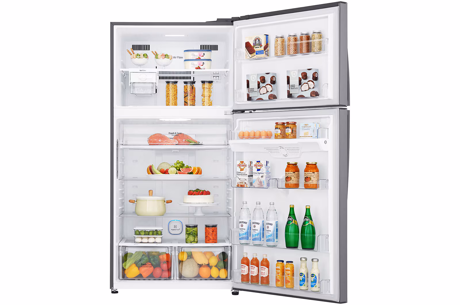 LG GR-H842HLHM.APZQMER - 184x86x73 592 LT NF Inverter Silver