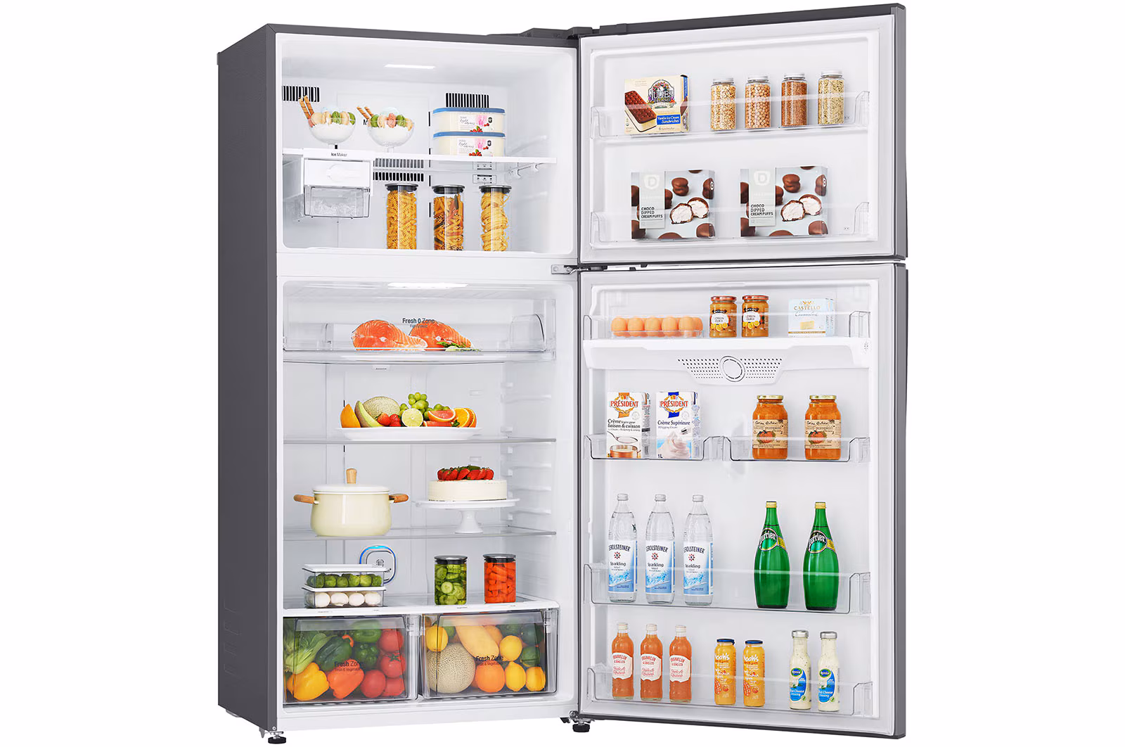 LG GR-H842HLHM.APZQMER - 184x86x73 592 LT NF Inverter Silver