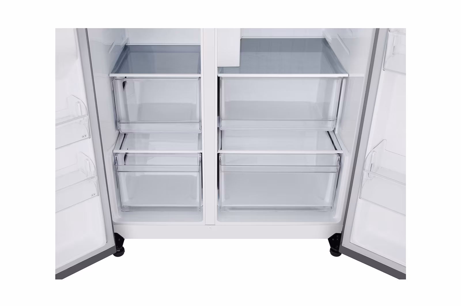 LG GR-L257KLKW.APYQMER Side-by-Side - 179x91.3x73.5 625 LT NF Inverter Dispenser Silver 