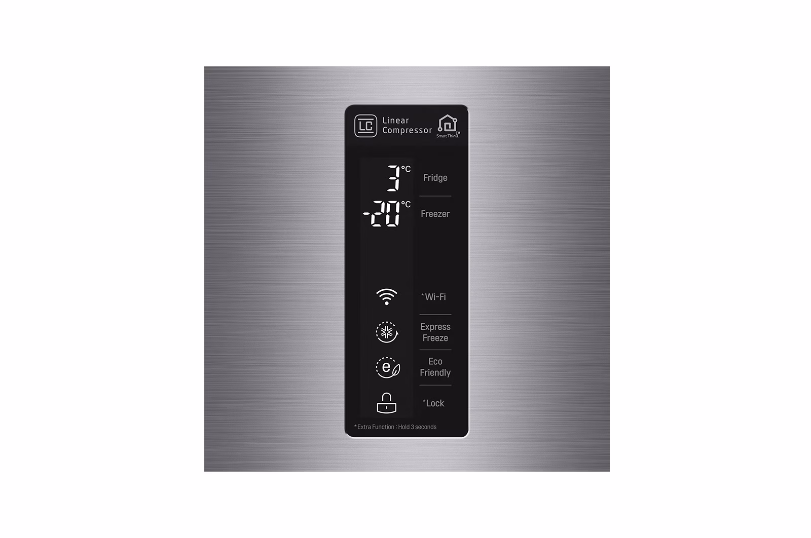 LG GC-GR-F589BLCM.APZQMER Silver - 185x70x74 446 LT NF Inverter Dislpay Ice Dispenser 