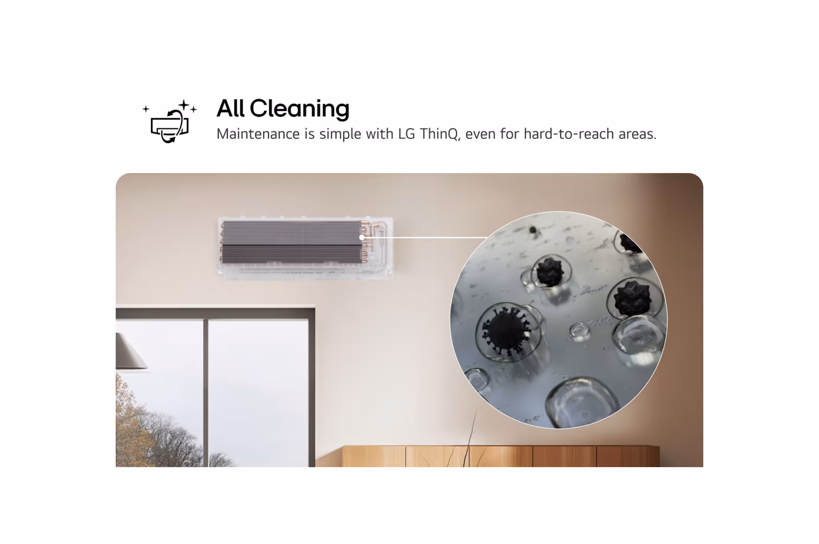 LG AI Air DA24CEH.NGGF Inverter, (70-80m2) Indoor + Complect