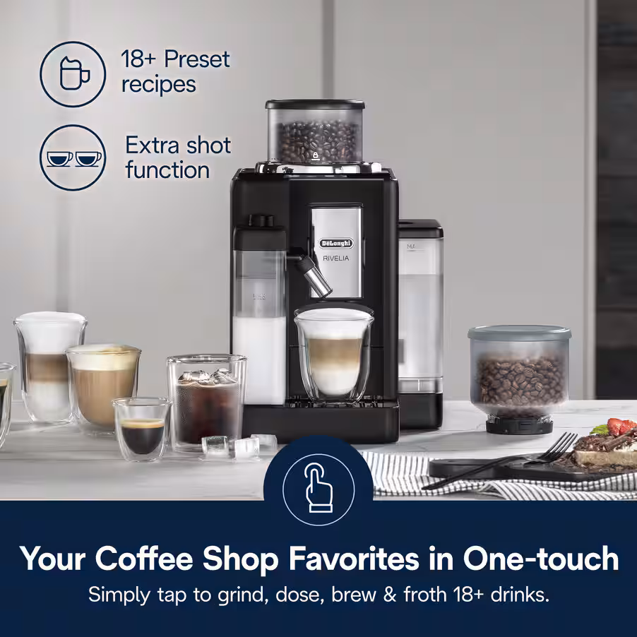 Delonghi Rivelia Onyx Black EXAM440.55.B