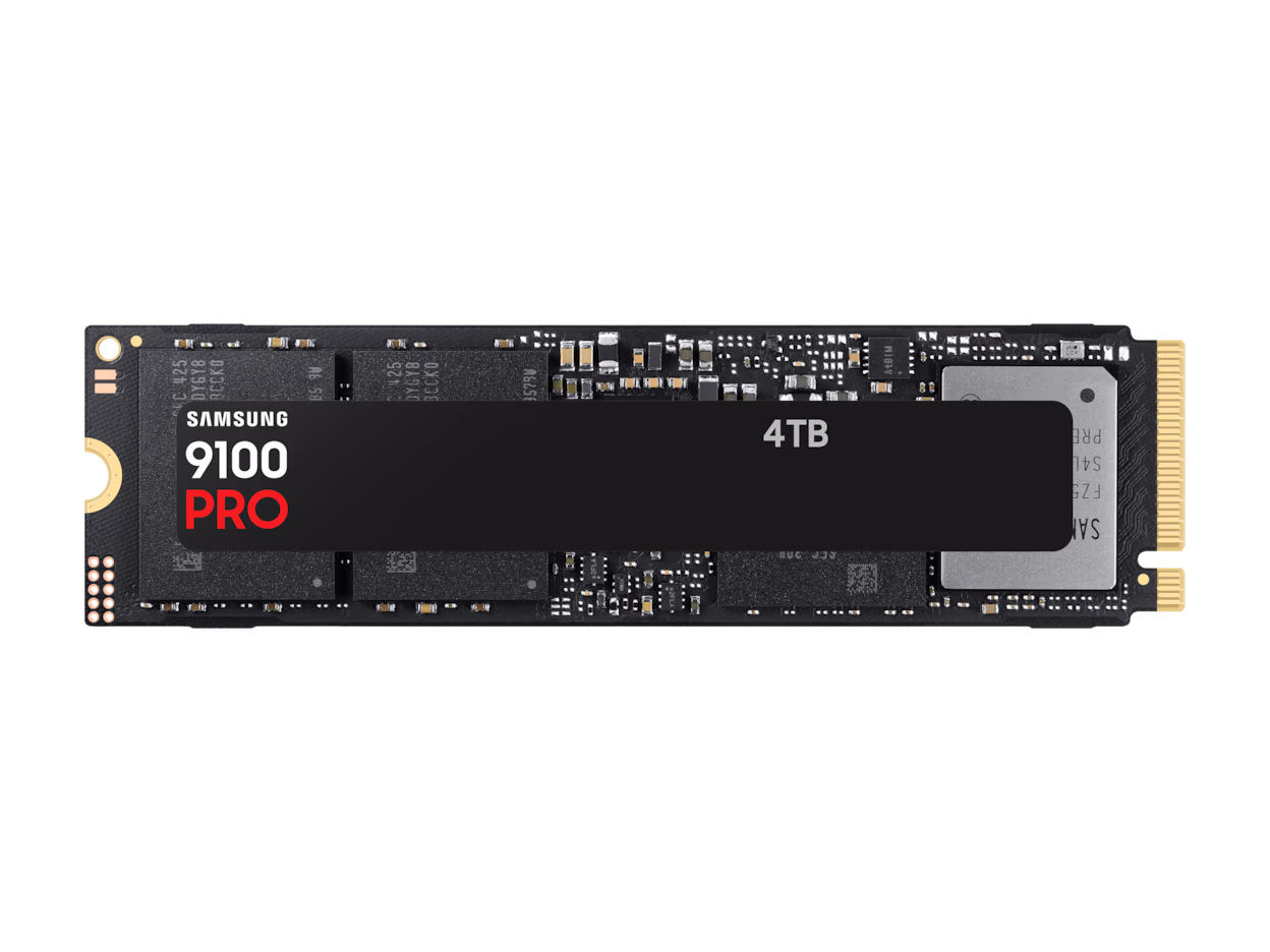Samsung SSD 9100 PRO 4TB - PCIe 5.0 - 14,700MB/s, Best for AI Computing, Gaming, and Heavy Duty Workstations